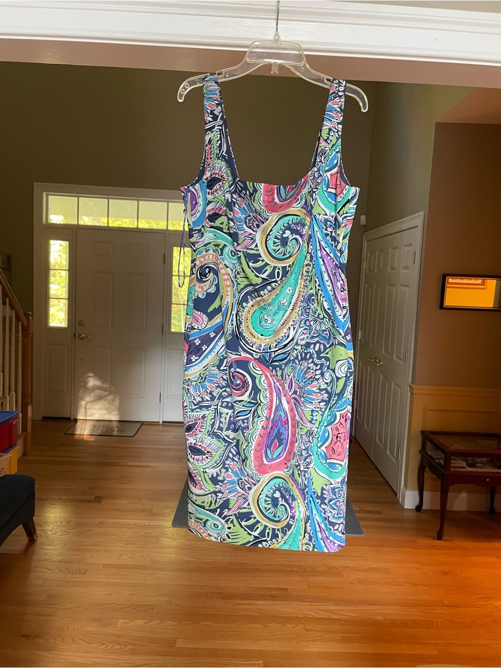 Nicole Miller Multicolor Paisley Midi Tank Dress